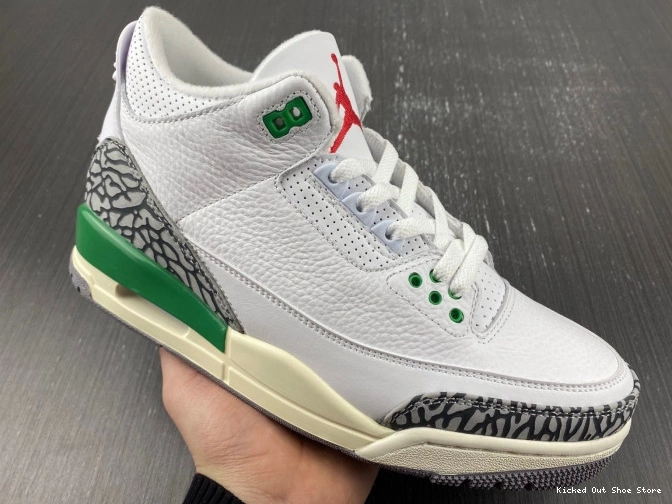 Kicked Out Shoe Store CK9246-136 Lucky Green Jordan Retro 3 (W) 0813